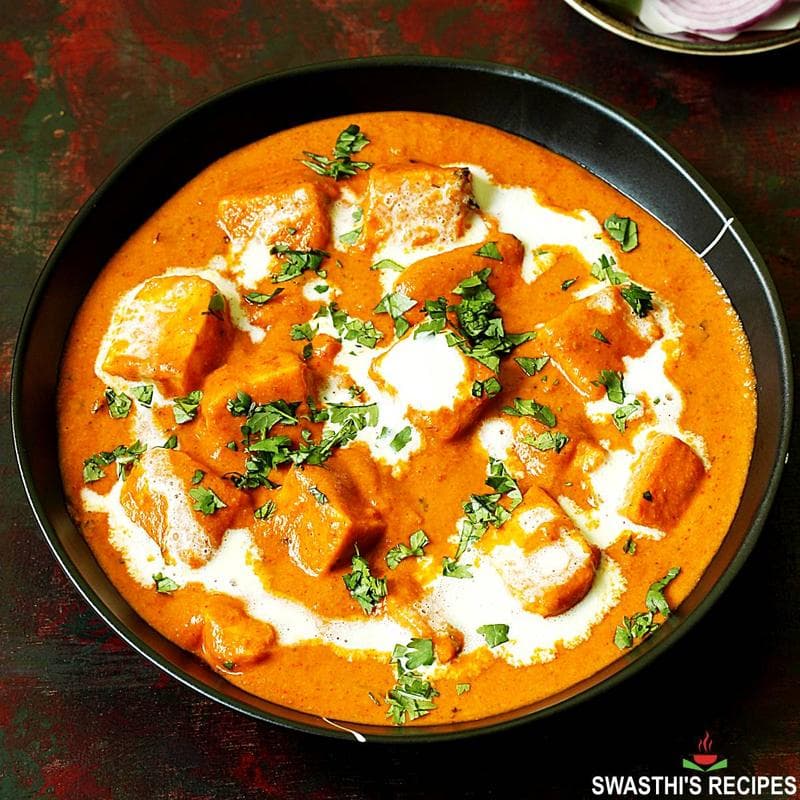 Maharashtrian Tofu Tikka Masala