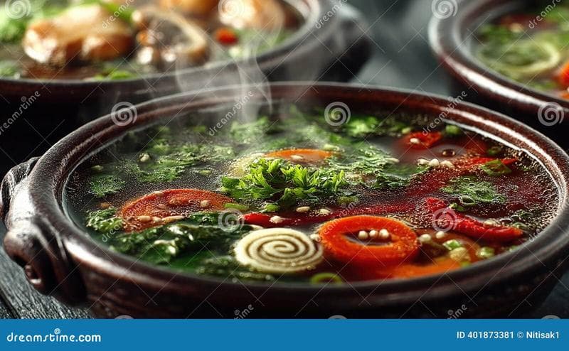 Mushrooms Noodle Soup