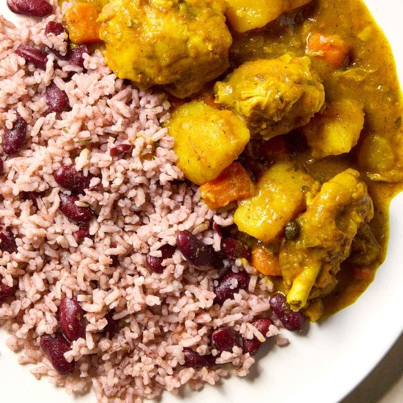 Saltfish with Fried Plantain