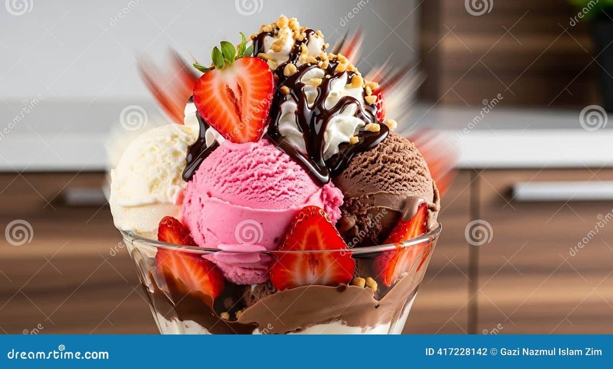 Cherry Vanilla Ice Cream