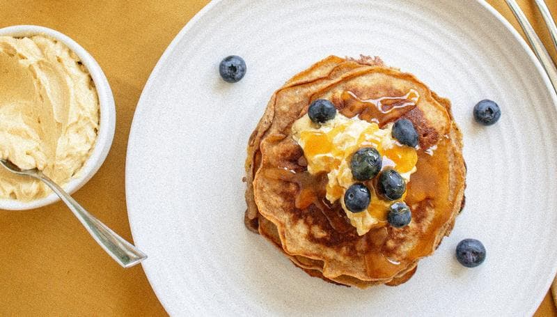 Baby Corn Scallion Pancake