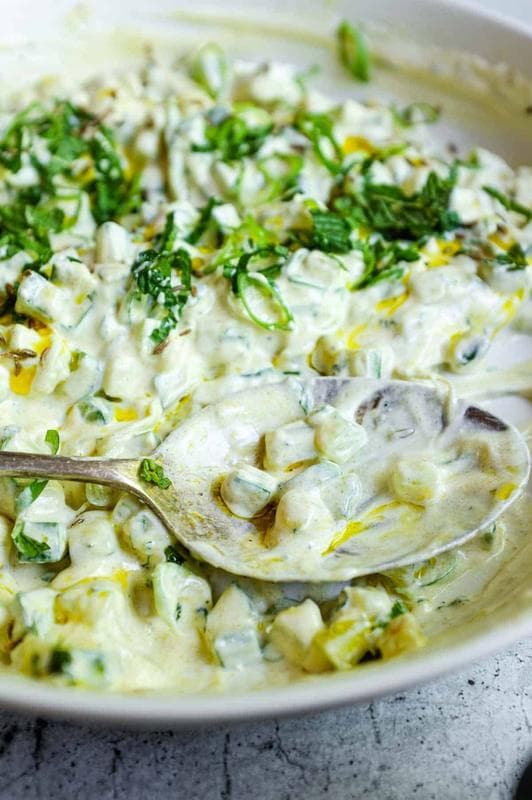 Spinach Raita Bowl