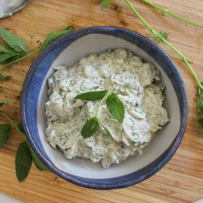 Kewra-Dusted Matar Raita